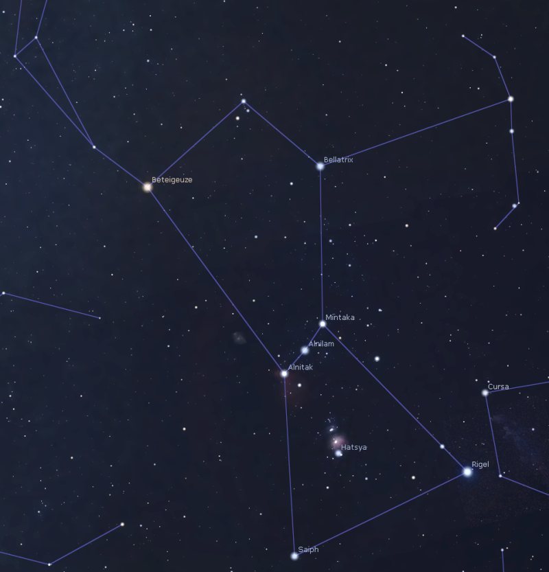 Riesensterne Und Nebel Unterwegs Im Orion
