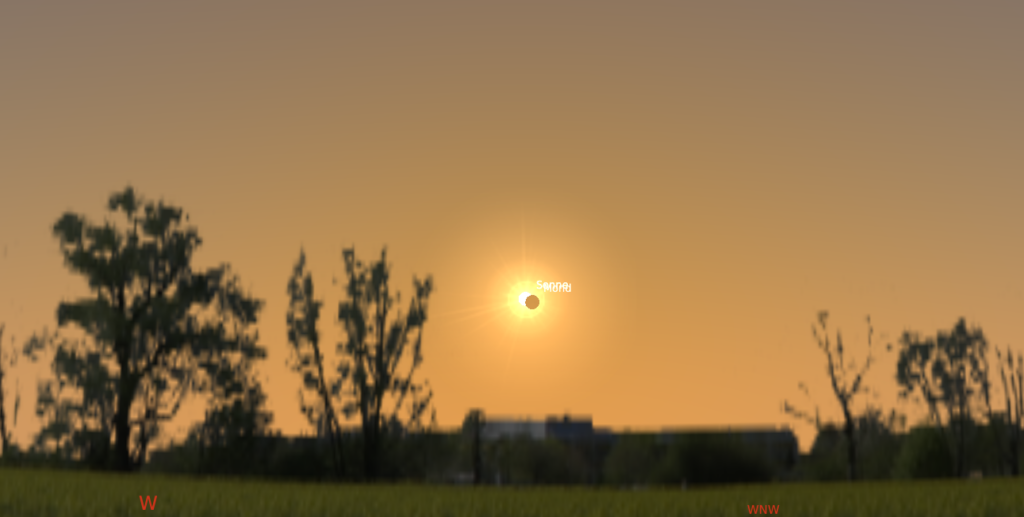 Sonnenfinsternis 2026 - 19.45